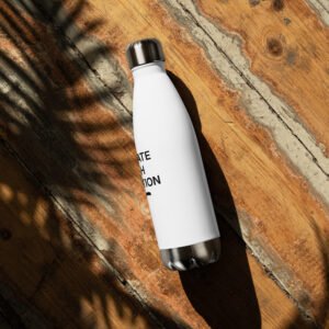 hydrate with intention water bottle