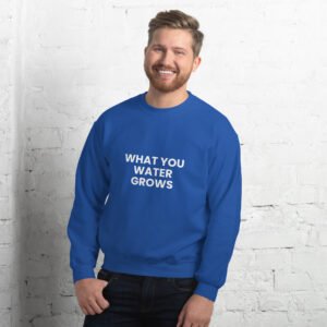 time builds the patient heritage drop sweatshirt
