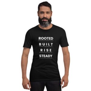 rooted built rise steady tshirt