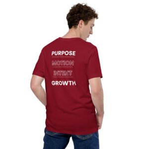 purpose motion intent growth tshirt