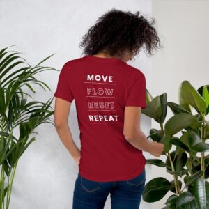 move flow reset repeat tshirt