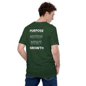 purpose motion intent growth tshirt
