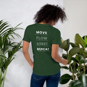 move flow reset repeat tshirt
