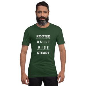rooted built rise steady tshirt
