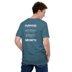 purpose motion intent growth tshirt