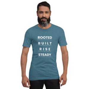 rooted built rise steady tshirt
