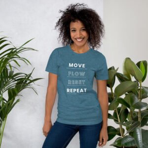 move flow reset repeat tshirt