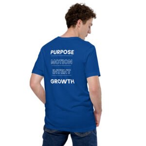purpose motion intent growth tshirt