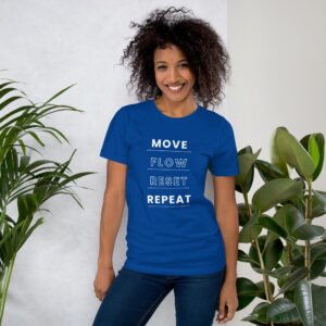 move flow reset repeat tshirt