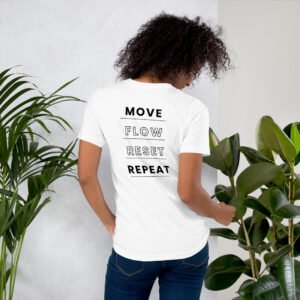move flow reset repeat tshirt