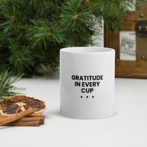 gratitude in every cup mug