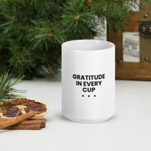 gratitude in every cup mug