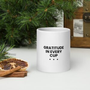 gratitude in every cup mug